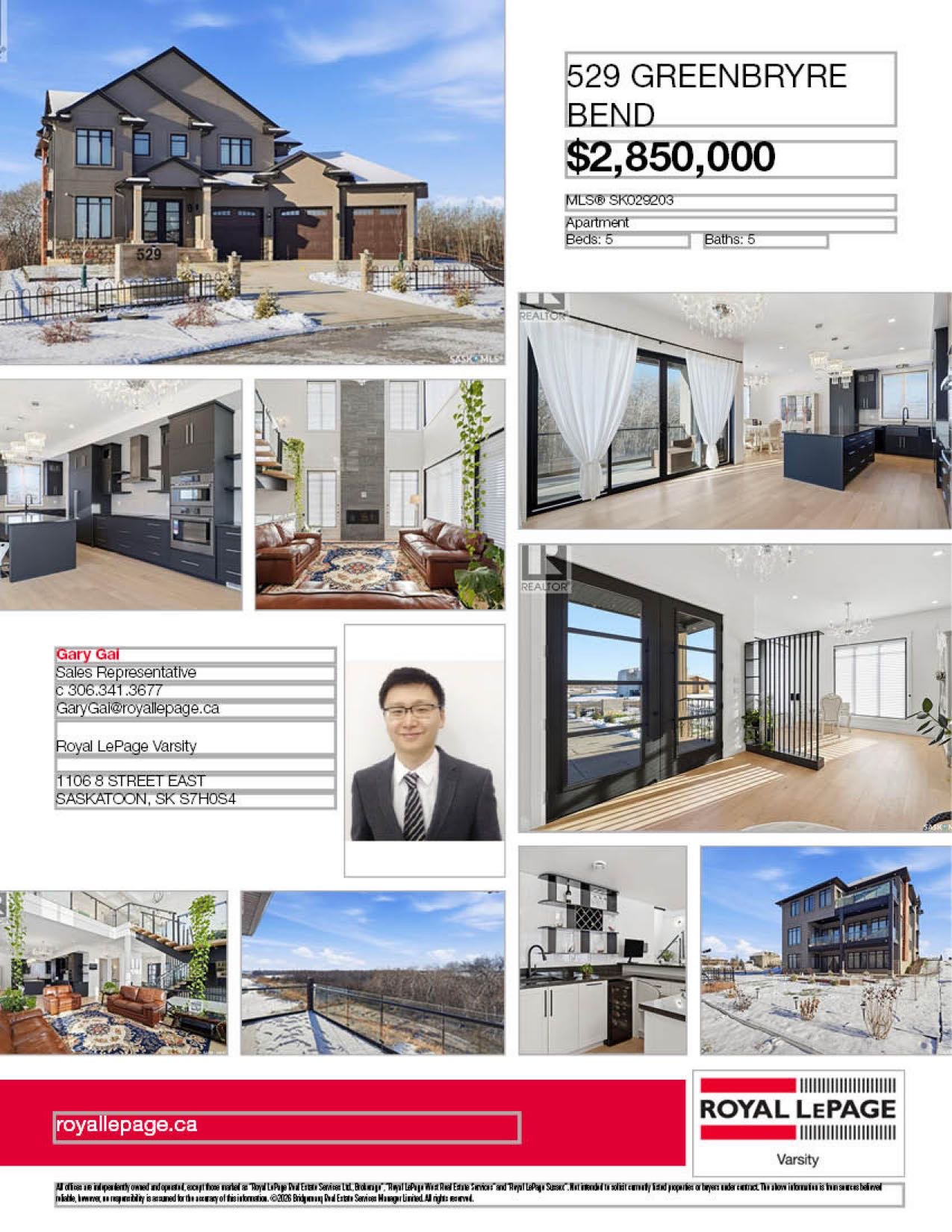 Public Open House公众开放看房 529 Greenbryre Bend 3月29日 周日 2:00-4:00PM Gary Gai或者同事Dominic Parent会在此迎接🙏 - 2