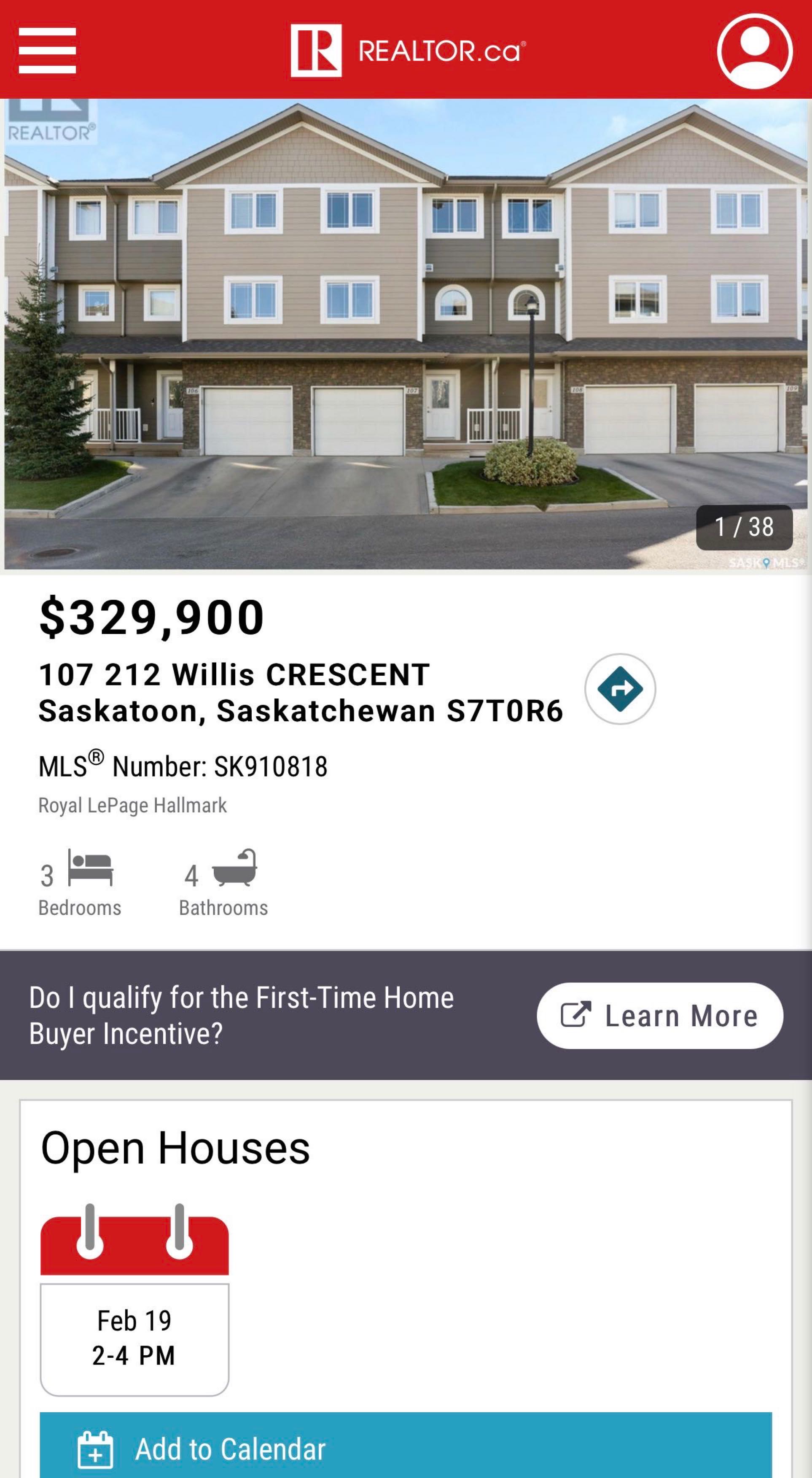 Public Open House公众开放看房 Unit 107-212 Willis Cres 2月19日 周日2:00-4:00 PM Gary Gai或者同事Dominic Parent会在此 - 3