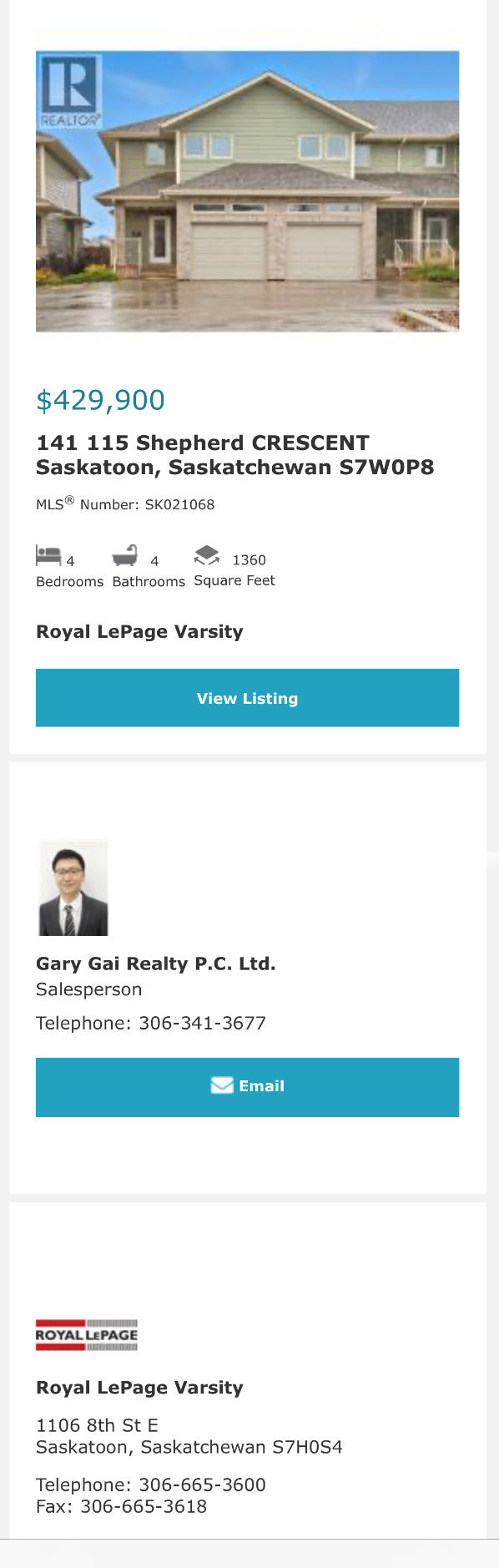 Willowgrove小学步行百米端户联排别墅出售！ - 2