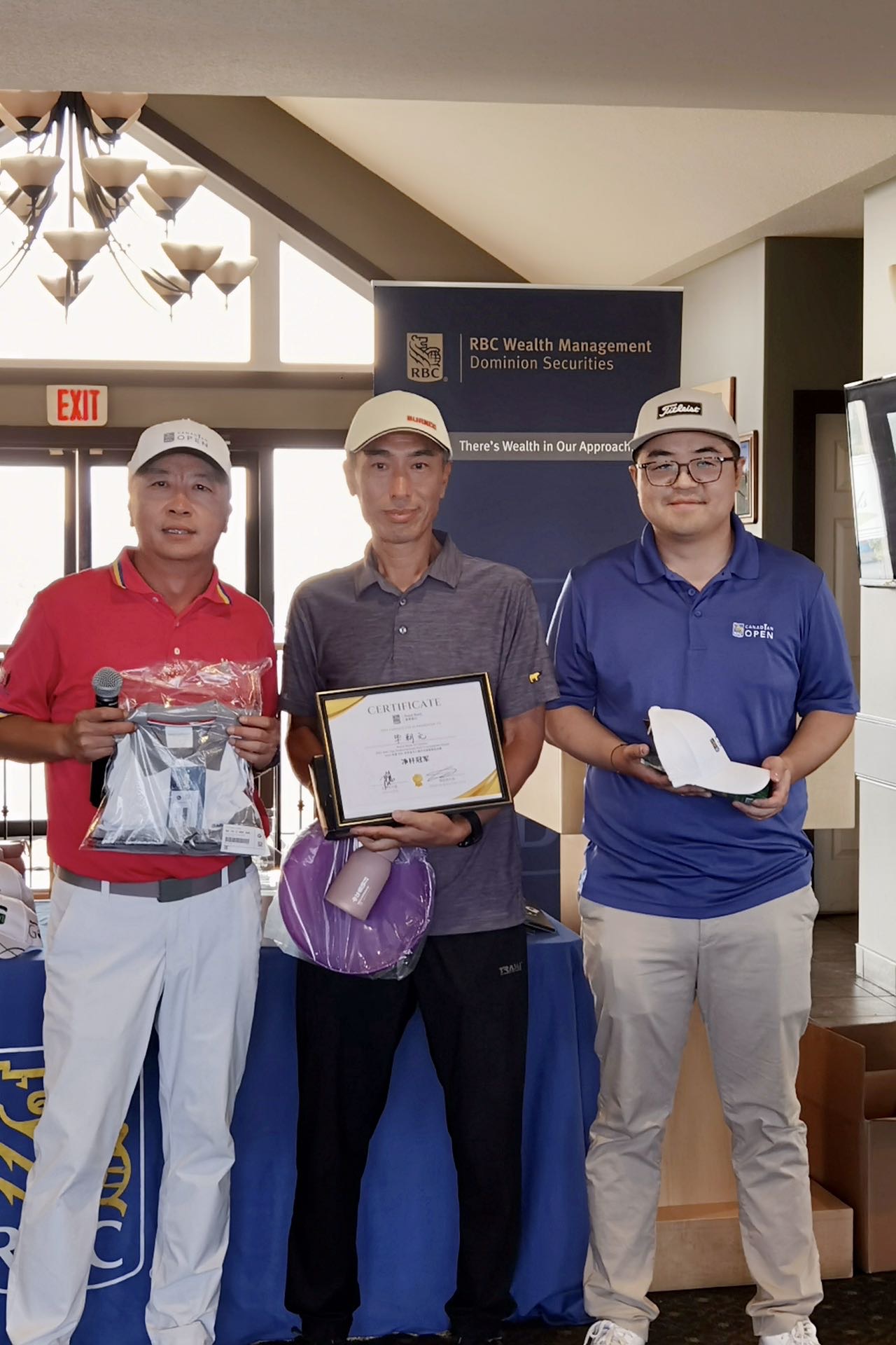 65岁学员毕叔获得净杆冠军🏆