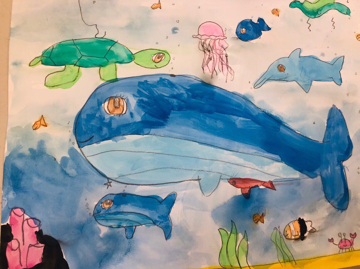 蓝鲸鱼童画世界—让孩子们爱上美的世界