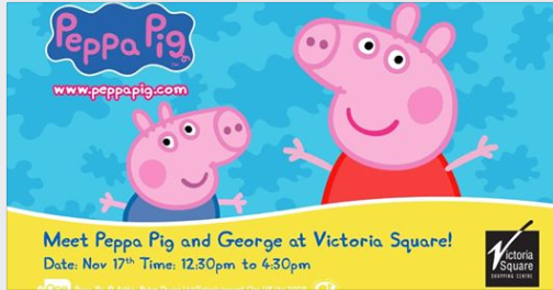 11月17日Peppa Pig in the Square!