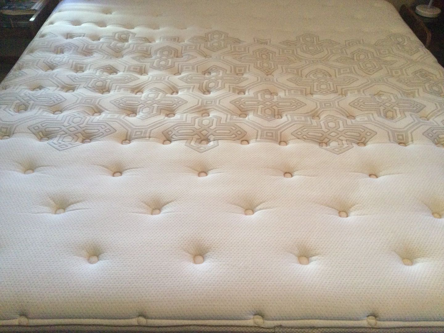 King size Mattress and Spring Box