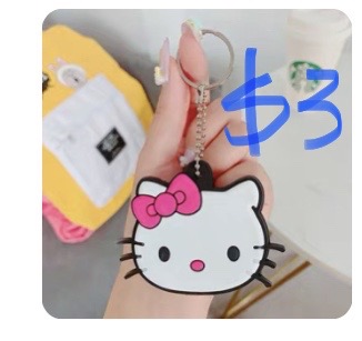Airpods 耳机套$18 钥匙套 hellokitty $3 蝴蝶结女孩$3 日记本365天日历计划表$16 - 2