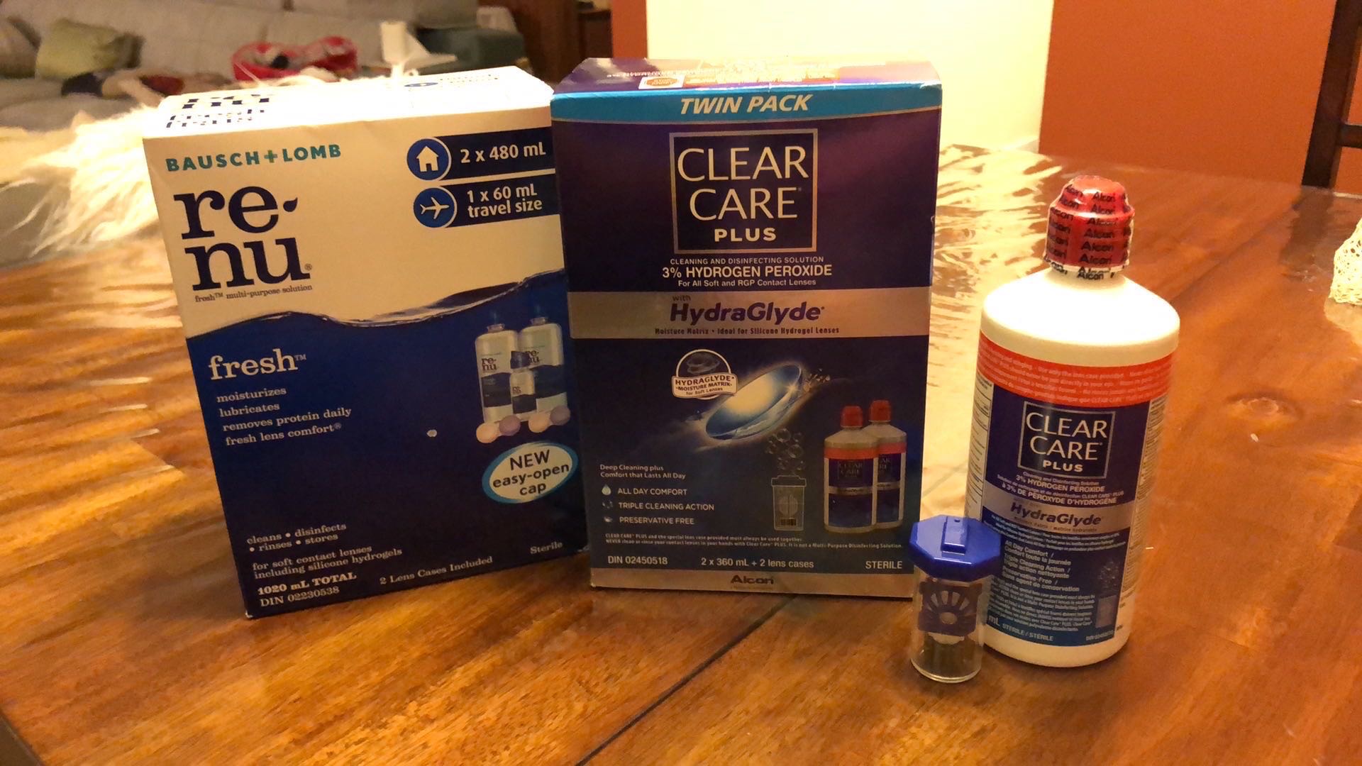 两大盒全新隐形眼镜消毒液$20 - 2