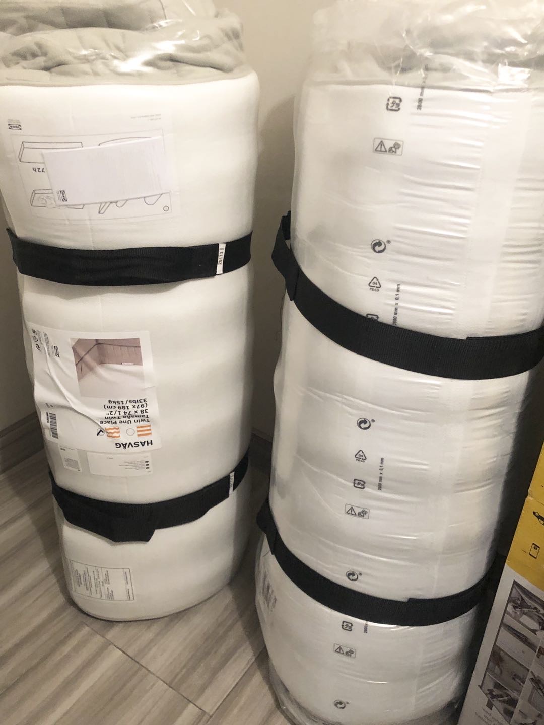 全新宜家单人twin size弹簧床垫 - 2