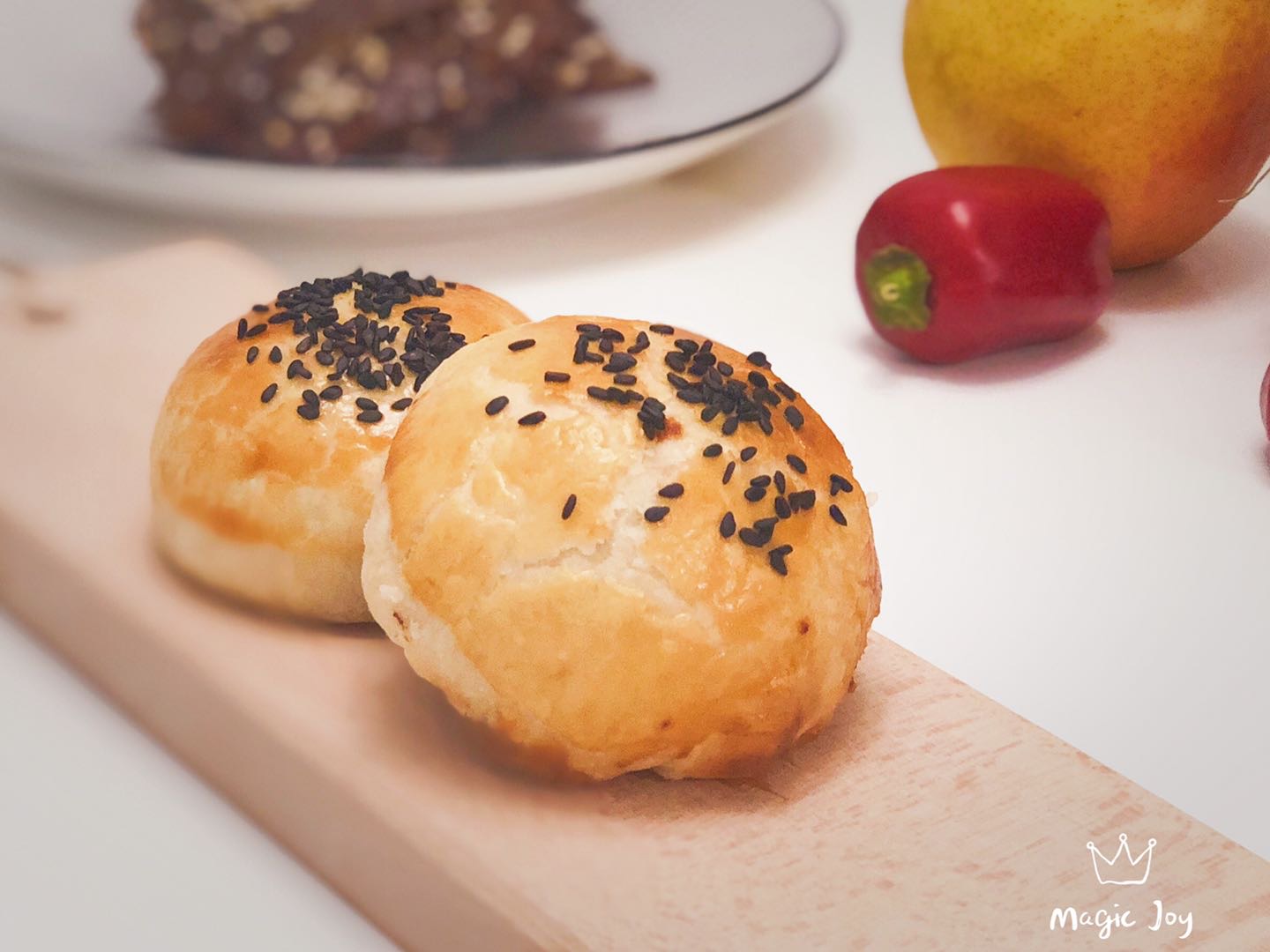 异国他乡庆中秋，学做鲜肉月饼，让佳节更美味！
上海老字号老大房口味。