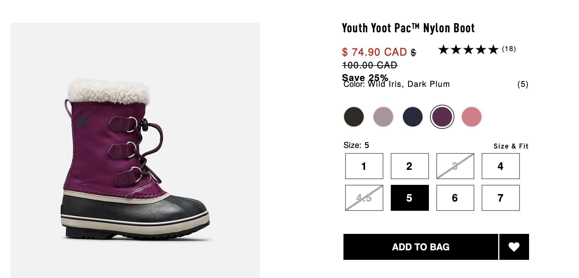 【Sorel雪地靴】全新出