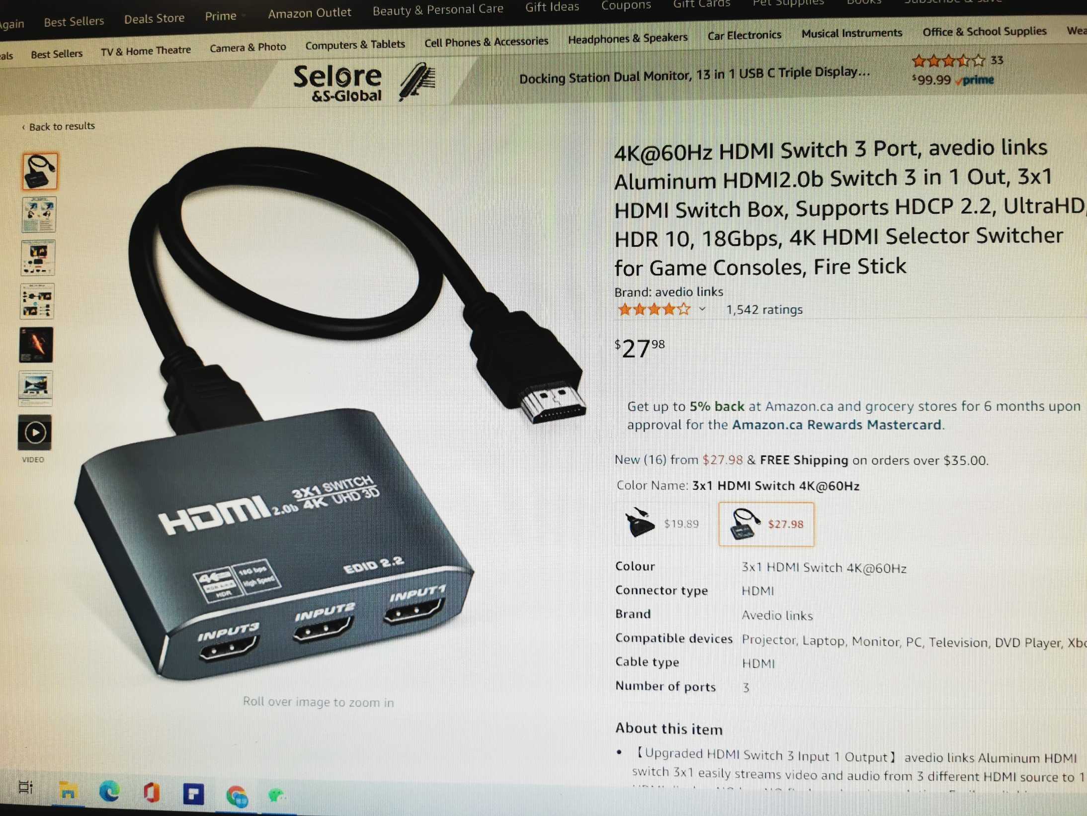 hdmi 3 input 1 output 