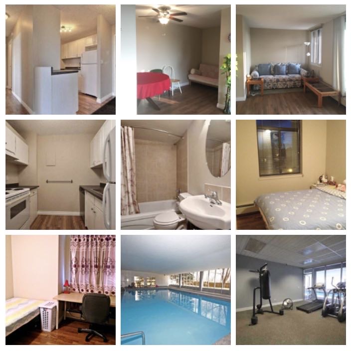 NW Dalhousie c train高层公寓拎包入住，近卡大UC，SAIT，Churchill 