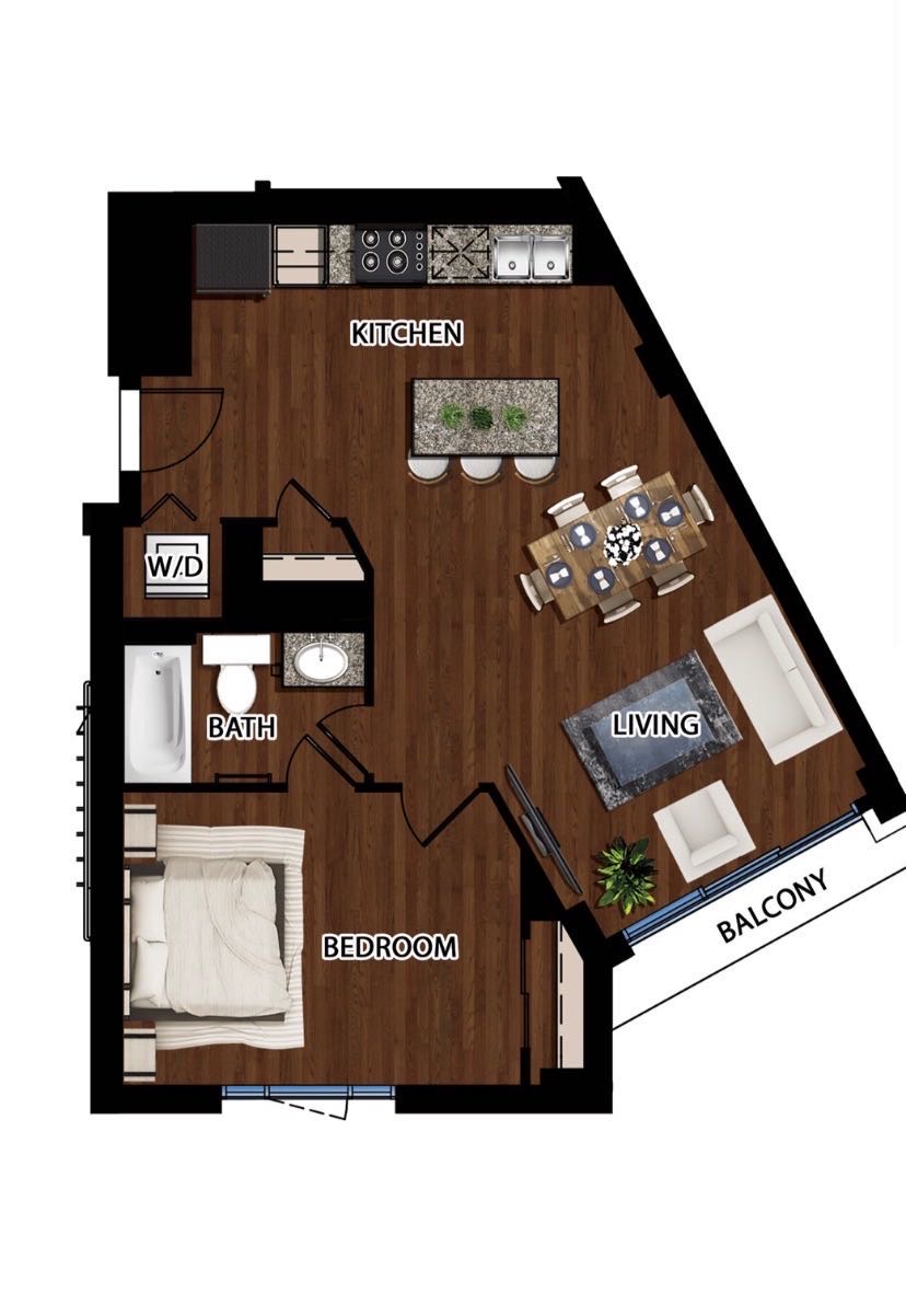 埃德蒙顿downtown mayfair on jasper公寓出租