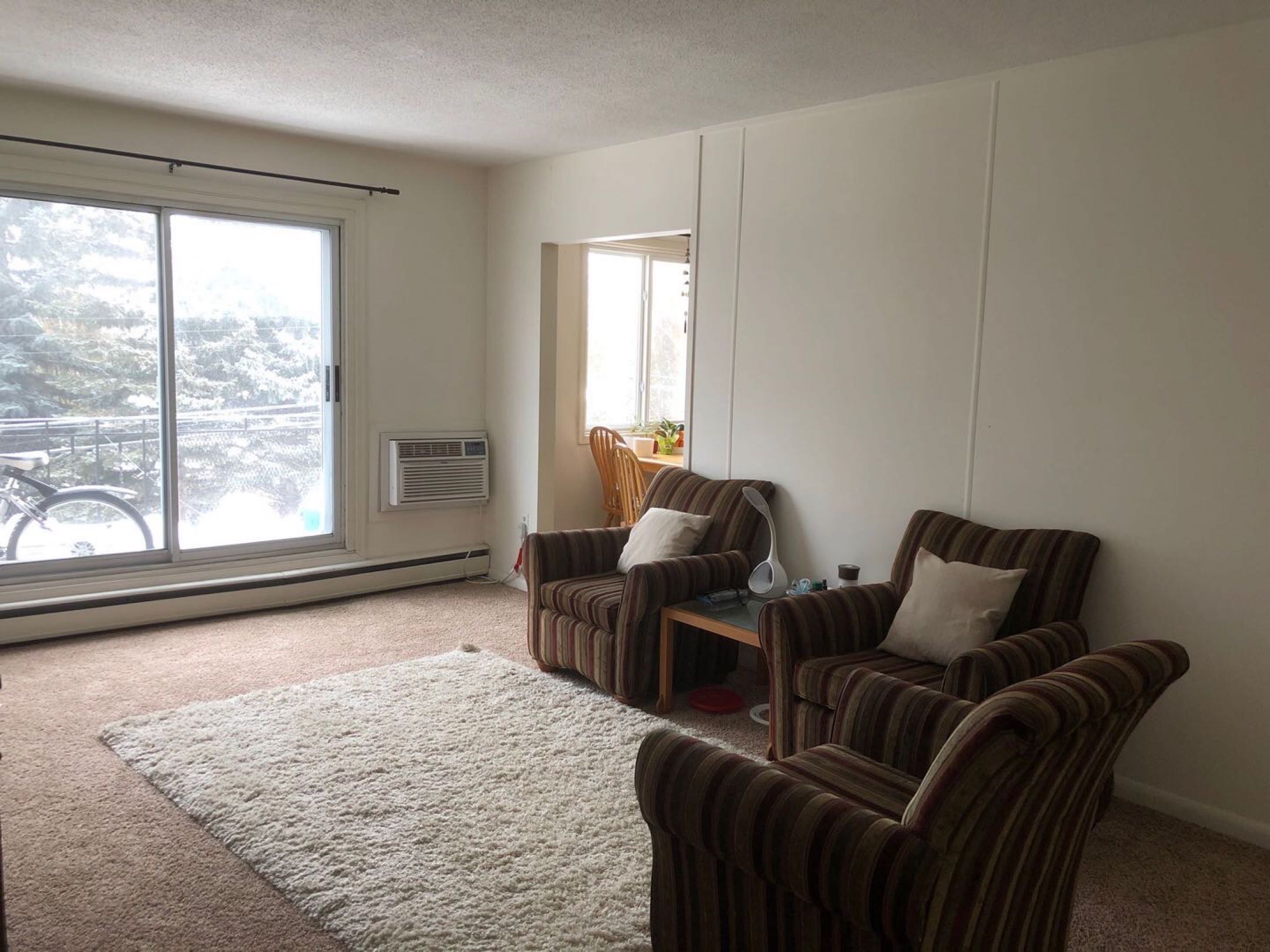 Saskatoon Lindsay Place 214, 一套二公寓三楼顶层招室友一名，交通方便，单身，在校，女大学生优先。