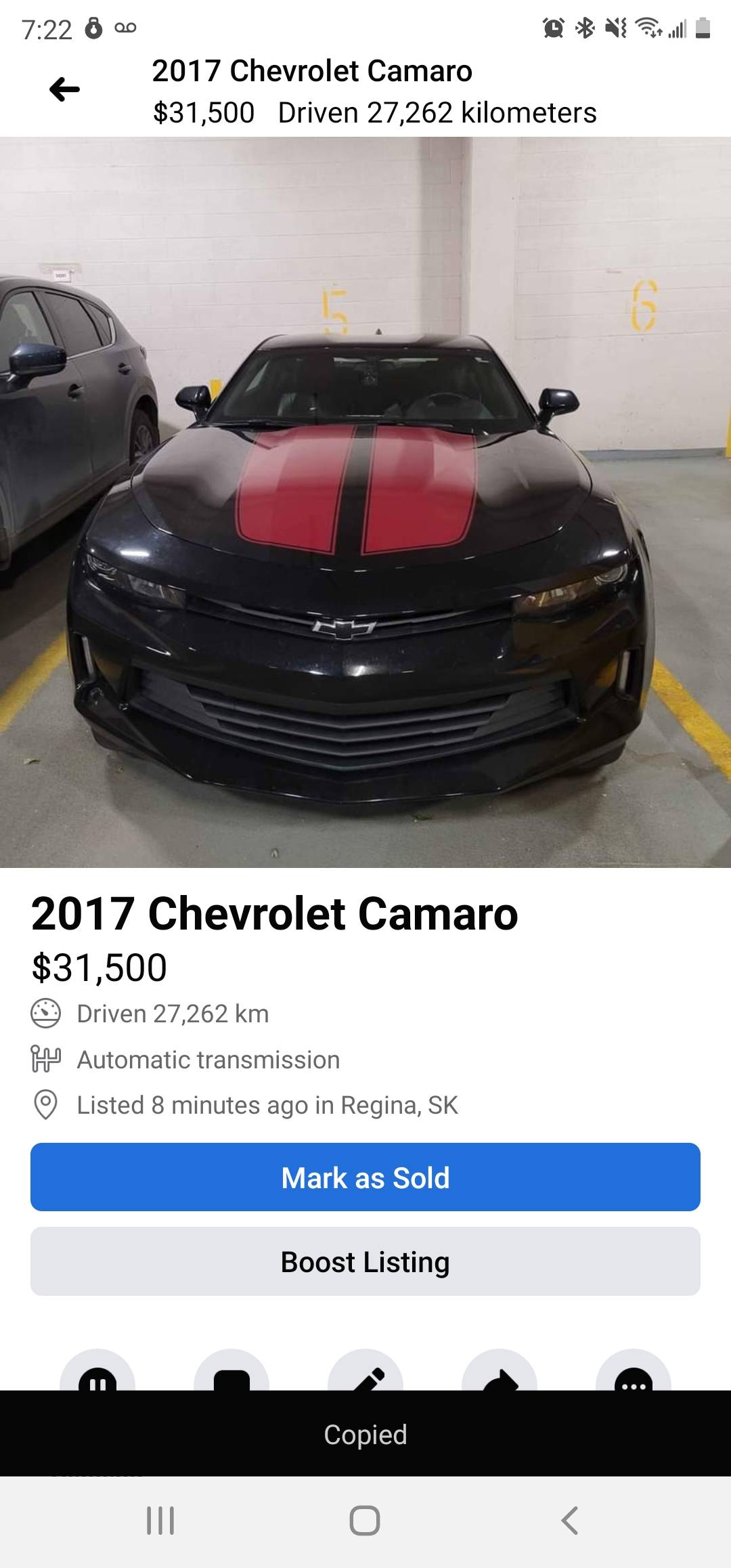2017 Camaro 