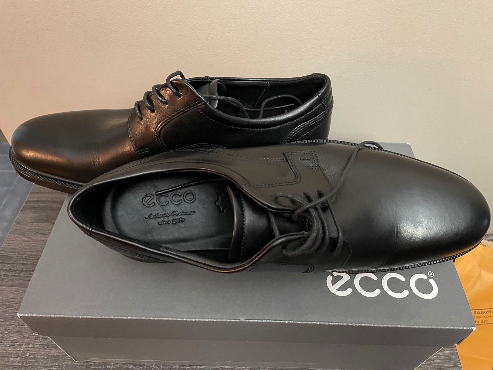 全新 Ecco Lisbon 正装皮鞋 US size 9-9.5  - 8