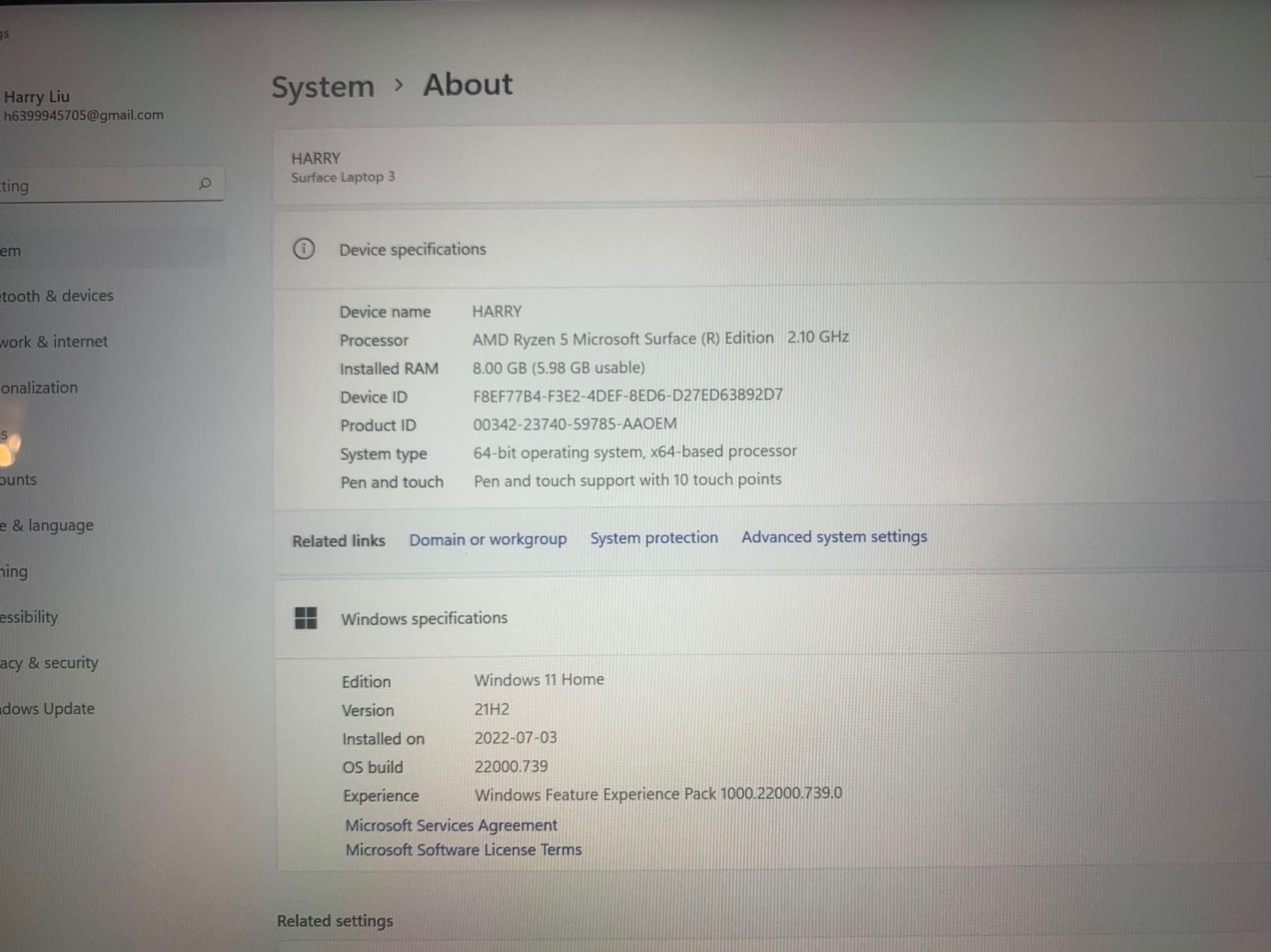Surface laptop 3 AMD RYZEN 5笔记本 550刀
