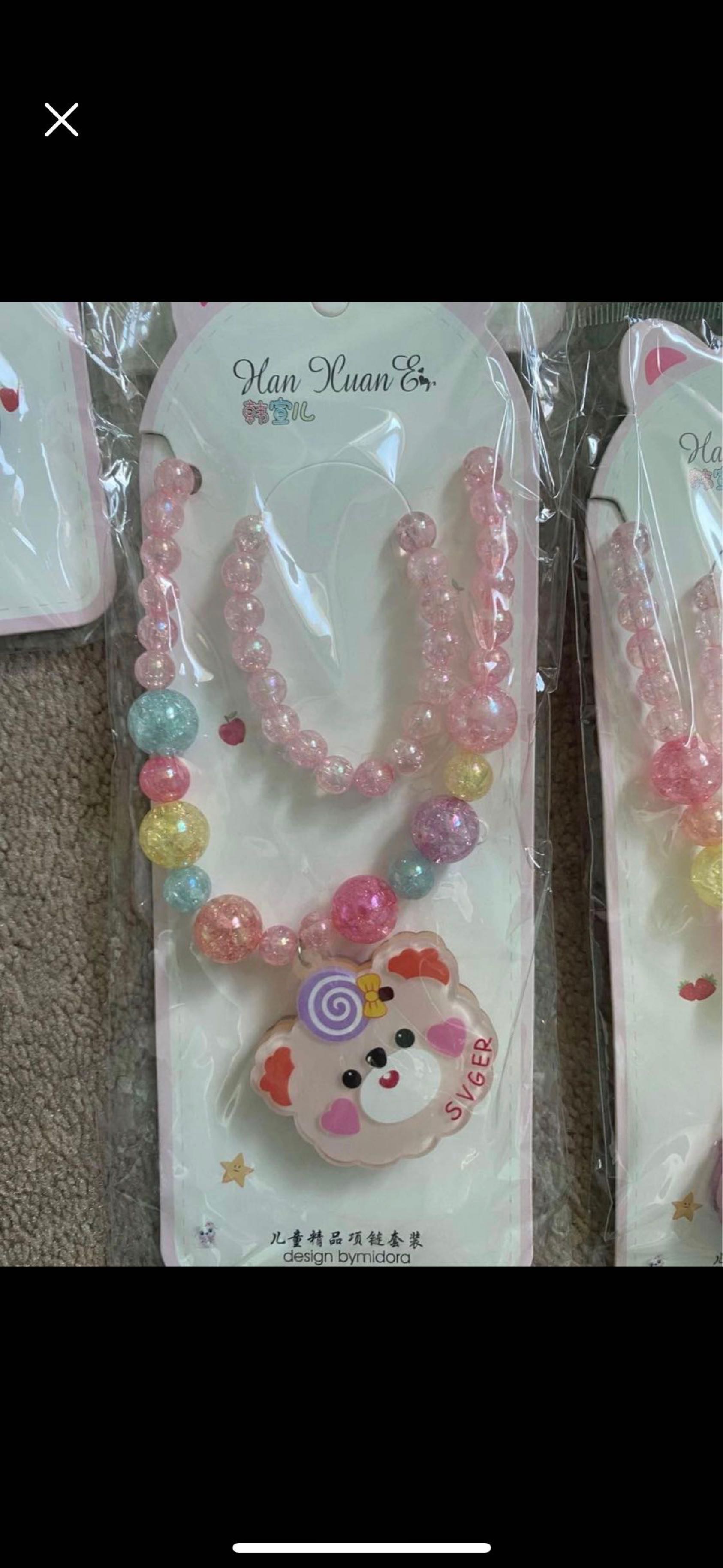 拍打发光项链手链套装 - 4