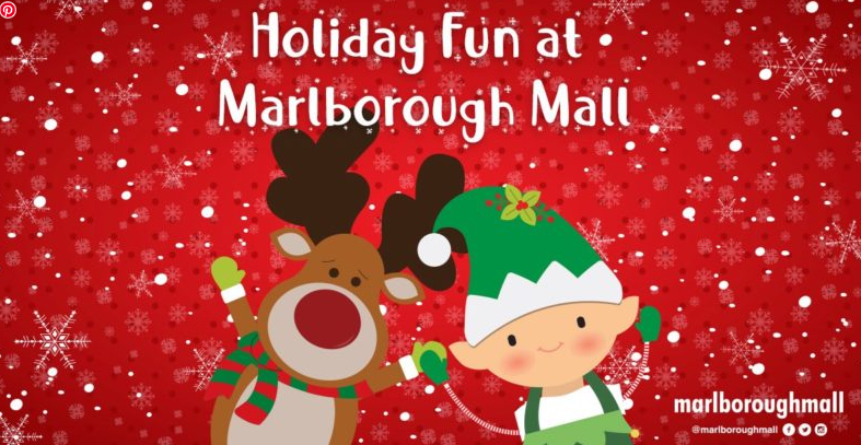 今年圣诞节去Marlborough购物中心享受免费儿童娱乐