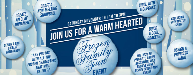 11月16日FROZEN Family Fun at the North Hill Centre