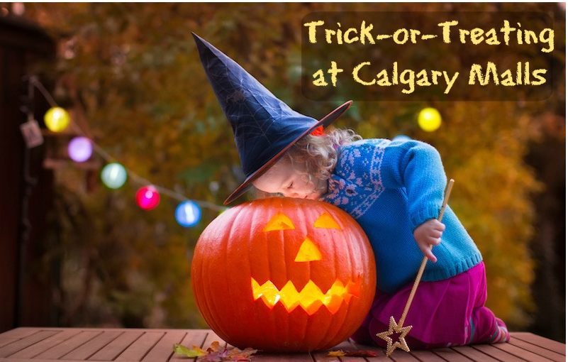 室内Trick -or -Treating：卡尔加里购物中心的万圣节