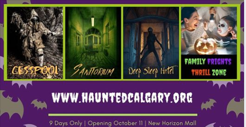 卡尔加里闹鬼万圣节景点