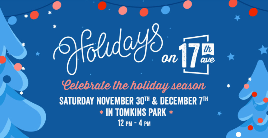 11月30日和12月7日在17th Ave的圣诞佳节