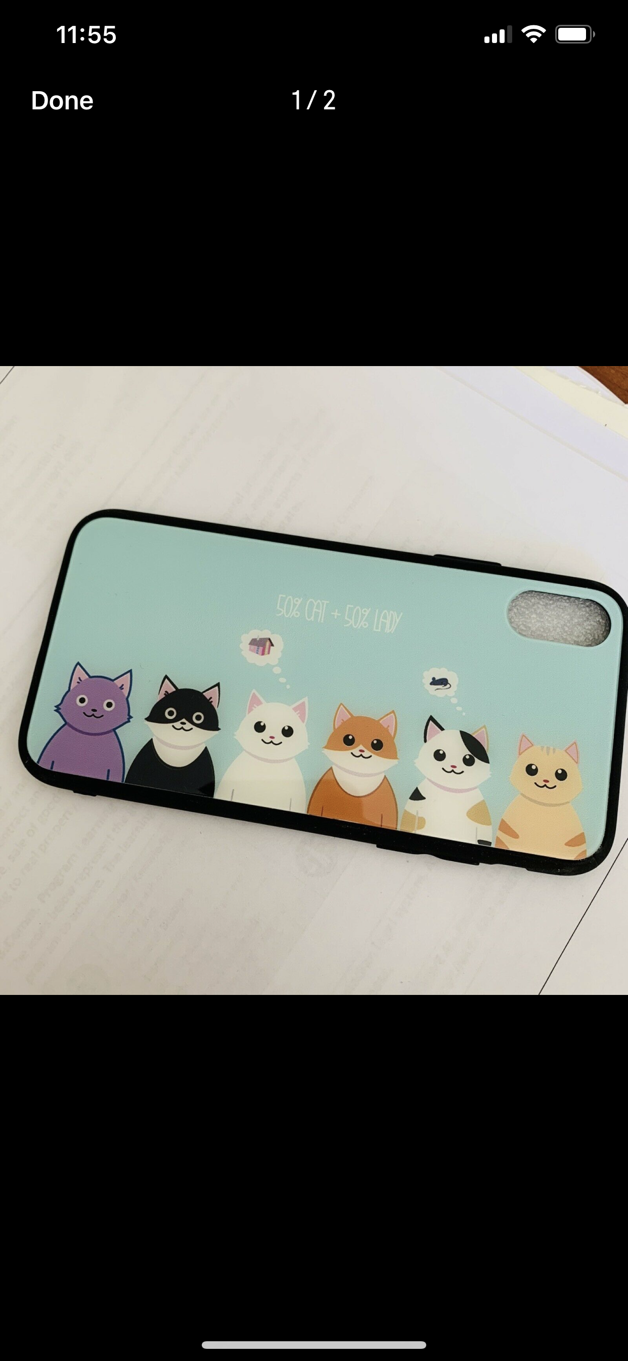 iPhone x 手机壳➕3张后膜➕2张前膜