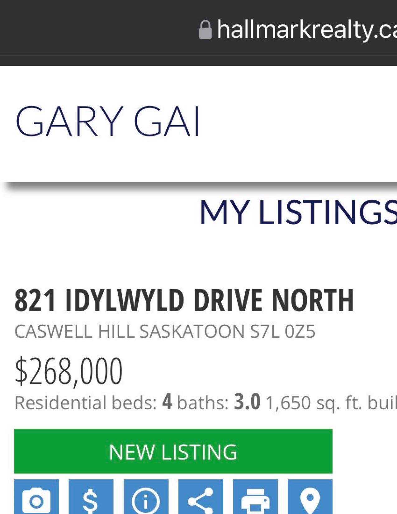 Caswell Hill小区1650尺独立屋出售。交通便利近downtown市中心，萨省理工学院，购物中心，公园等。近7500尺地块。实木地板，升级装修厨房，大客厅带天然气壁炉，二楼有三个卧室一个书房。主层另有独立出入一室一厅一厨一卫出租套间。地下室未装修。超大私密后院，有充足空 - 3