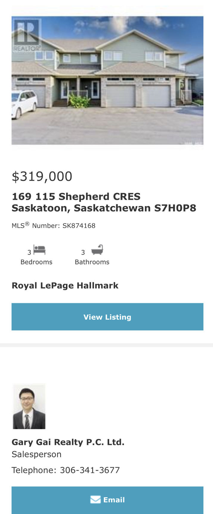 Willowgrove小区2013年建1360尺3房3卫联排别墅出售。房屋年代新，高档社区，整体保养得当。交通便利，可步行至两所学校和公园，近购物中心。一楼朝阳自然光充足，客厅宽敞明亮。一层9英尺挑高，高级复合板地板，全花岗岩台面，枫木橱柜，厨房设备齐全。二楼洗衣房，主卧带洗手间 - 3