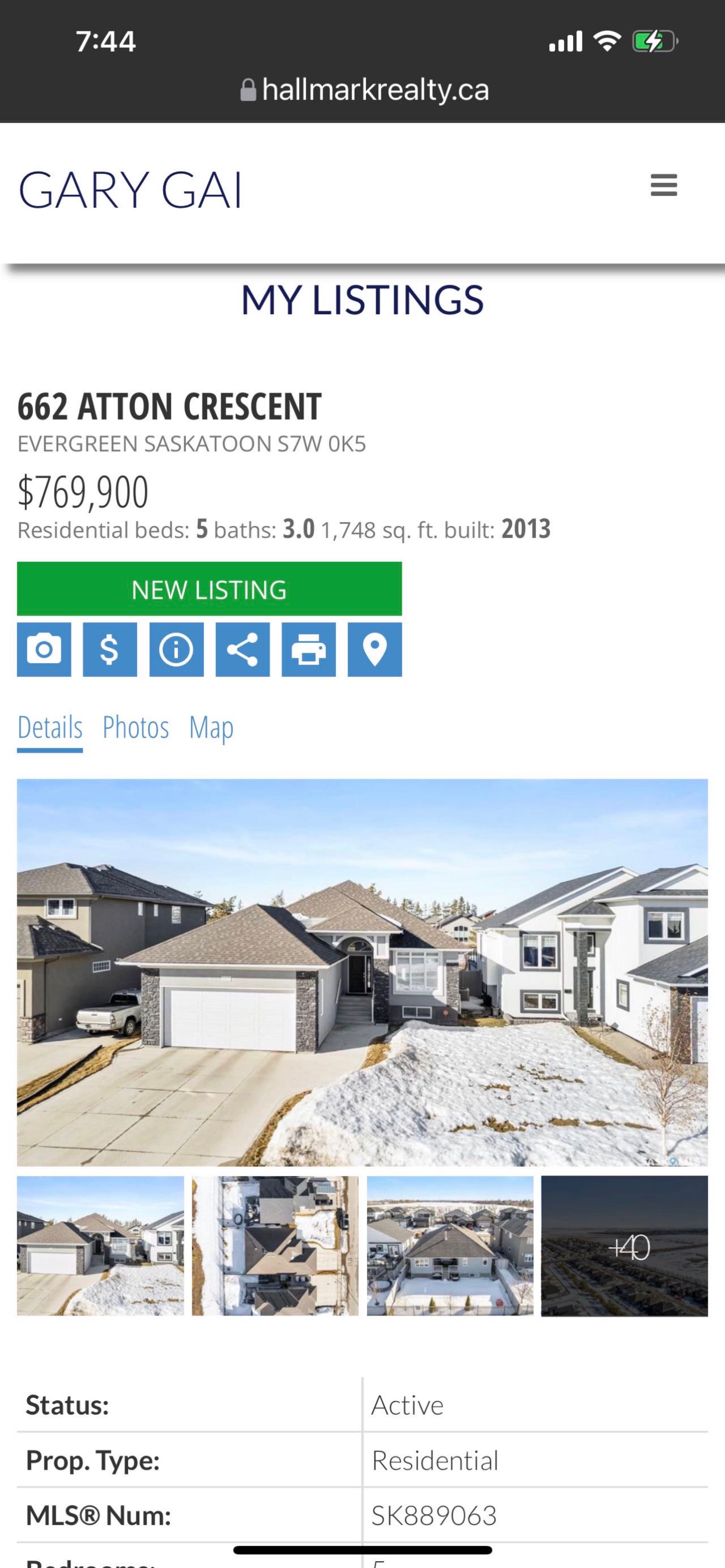 Evergreen小区背靠公园绿地安静私密1748尺大平层出售。5房3卫，高档装修。9尺层高，实木地板，天然气壁炉，大理石厨房台面。主卧洗手间干湿分离。超大空间地下室完全装修有两房一厅一卫。后院私密好风景。近小学，高中，公园，购物。挂牌价格 $769900。详情联系地产经纪Gar - 3