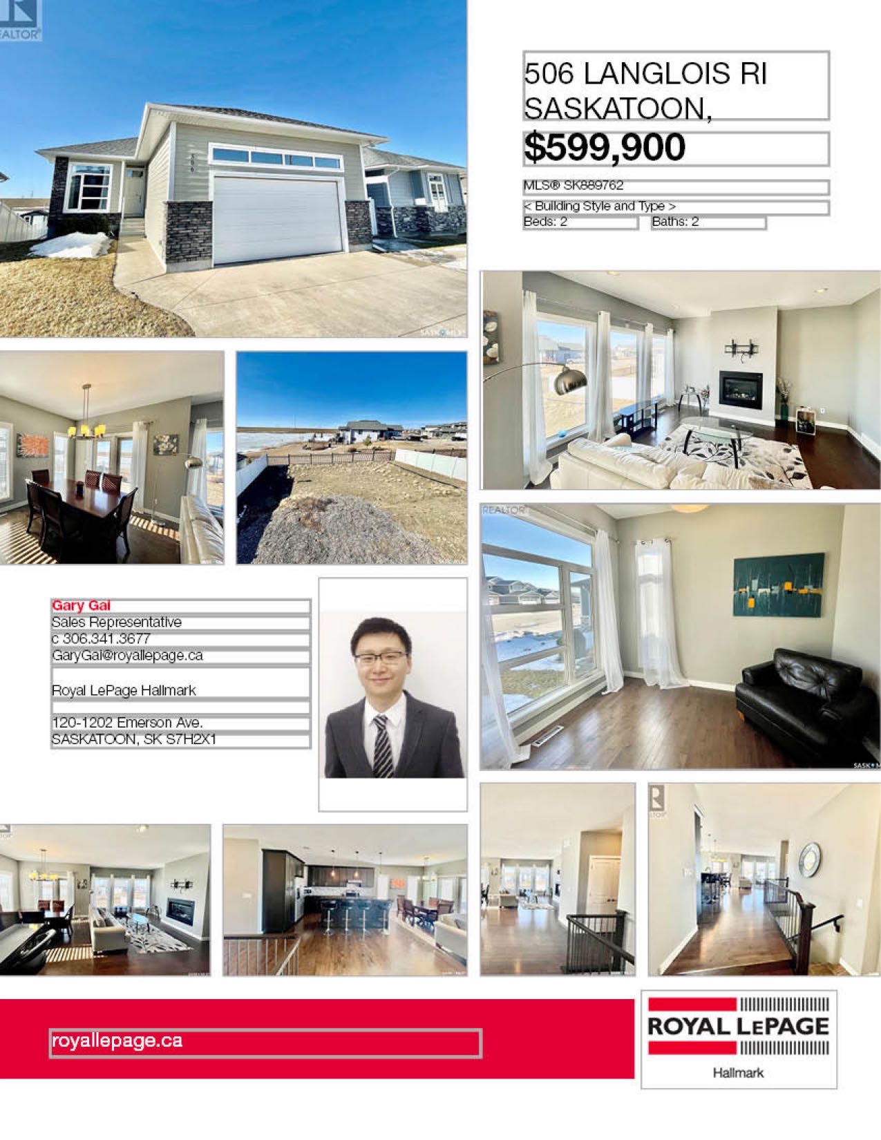 Stonebridge小区1386尺地下室步出式平层独立屋出售。8000尺大地朝南大院子，背靠公园湖景。2房+1书房+2洗手间。高档装修：9尺层高，实木地板，枫木橱柜，大理石台面，天然气壁炉。里面有一个免维护大露台。地下室未装修，后院未完成。步行可至小学，购物，大公园等。房屋年代