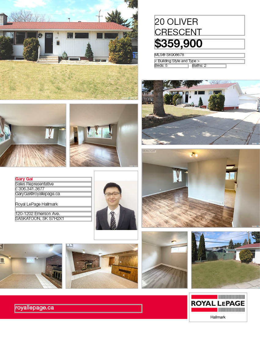 核心路段5房2卫大地双车库独立屋出售。步行百米至8街Greystone小学公园，8街Superstore购物。房屋近期升级有：PVC 窗户，合成木地板，橱柜，洗手间，热水器，屋顶瓦片。 地下室有独立出入，大窗户2房1厅1卫。水吧台带mini炉灶。可自住或投资出租。挂牌价格：$35