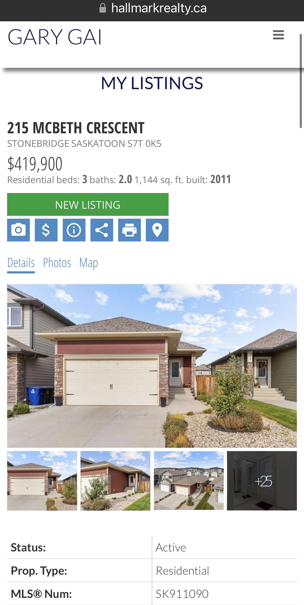 Stonebridge小区安静核心地段1144尺3房2卫平层独立屋出售。步行500米至两所小学，近公园，周边购物。2011年建一手房主保养如新。一楼调高层高，半开放设计，枫木橱柜，充足台面储物空间，2019年更换全新家电，三个大卧室主卧带独立洗手间双衣柜。私密后院有后巷，不紧靠邻 - 3