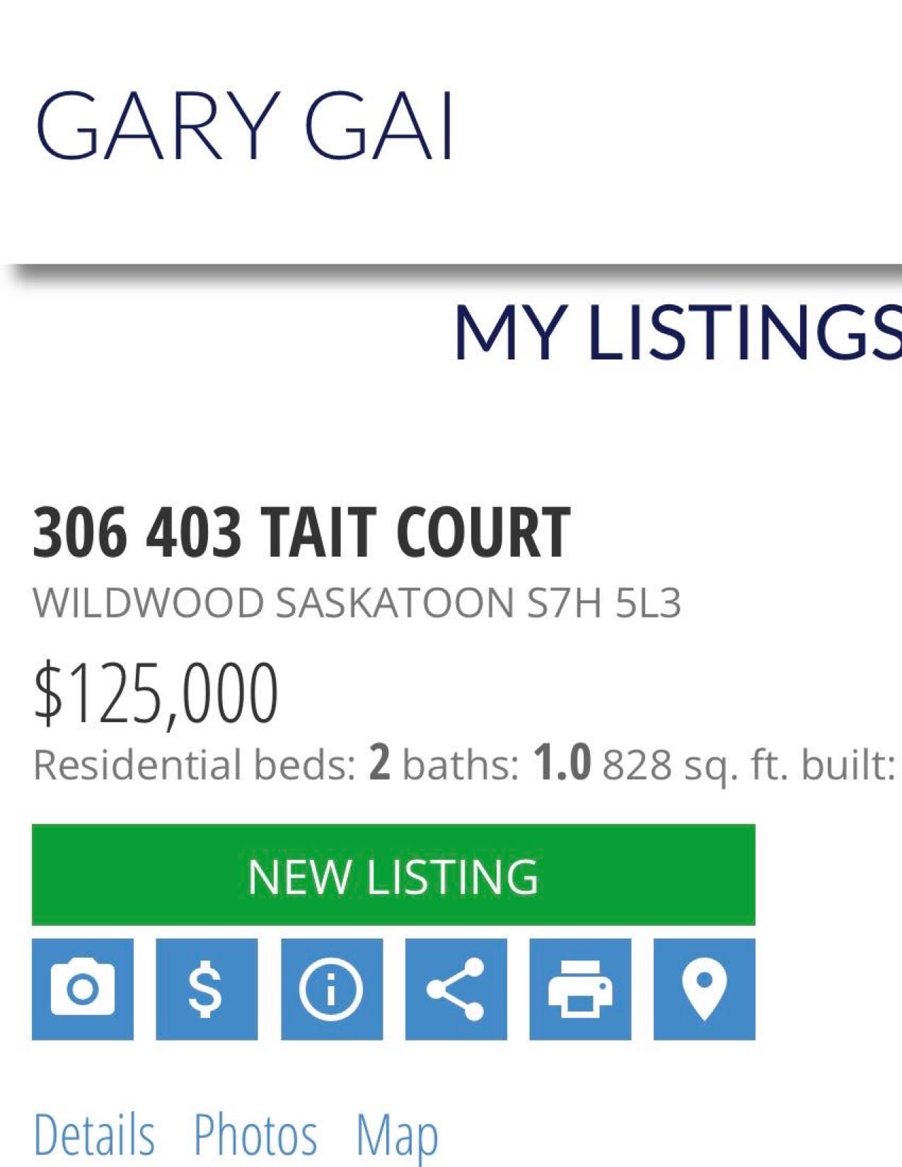 Wildwood小区828尺2室1卫公寓出售。位于近大学，近8街，近公园，商圈，且公交线路发达，交通便利。两间大尺寸卧室，各带大衣橱。3楼顶层边户安静，含阳台，一个地上车位，独立洗衣烘干机。挂牌价格：$125000。有意请联系地产经纪Gary Gai 盖王睿 3063413677 - 3