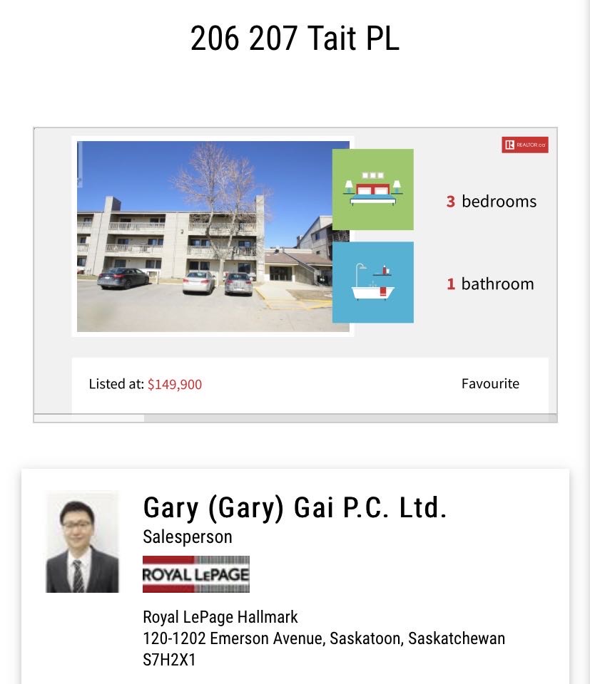 Wildwood小区933 尺3室一卫公寓出售。近高尔夫球场，公园，civic center。交通便利。含阳台，带储物间，地上车位，独立洗衣烘干机，近期更新有合成地板，橱柜，洗手间和部分家电。挂牌价格：$149900。有意请联系地产经纪Gary Gai 盖王睿