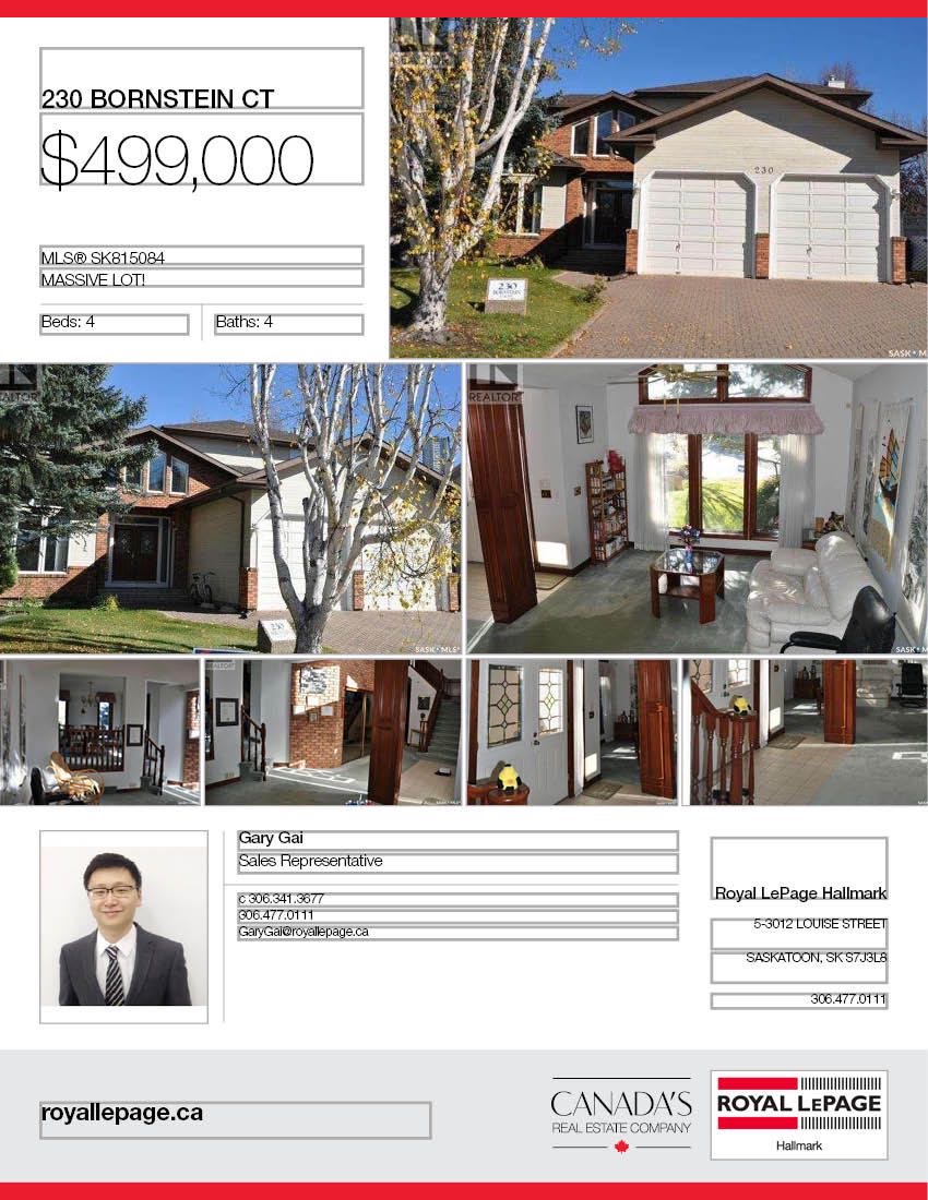 近1万尺超大地块，Erindale小区最佳路段，安静私密。前样板间，2123尺两层独立屋出售。4房4卫。功能性极好格局，双客厅，双餐厅（含正餐厅）。9-10尺层高。主卧洗手间带按摩浴缸。地下室完整装修有一厅一房一洗手间。可步行至小学，公园等。挂牌价格：$499000。