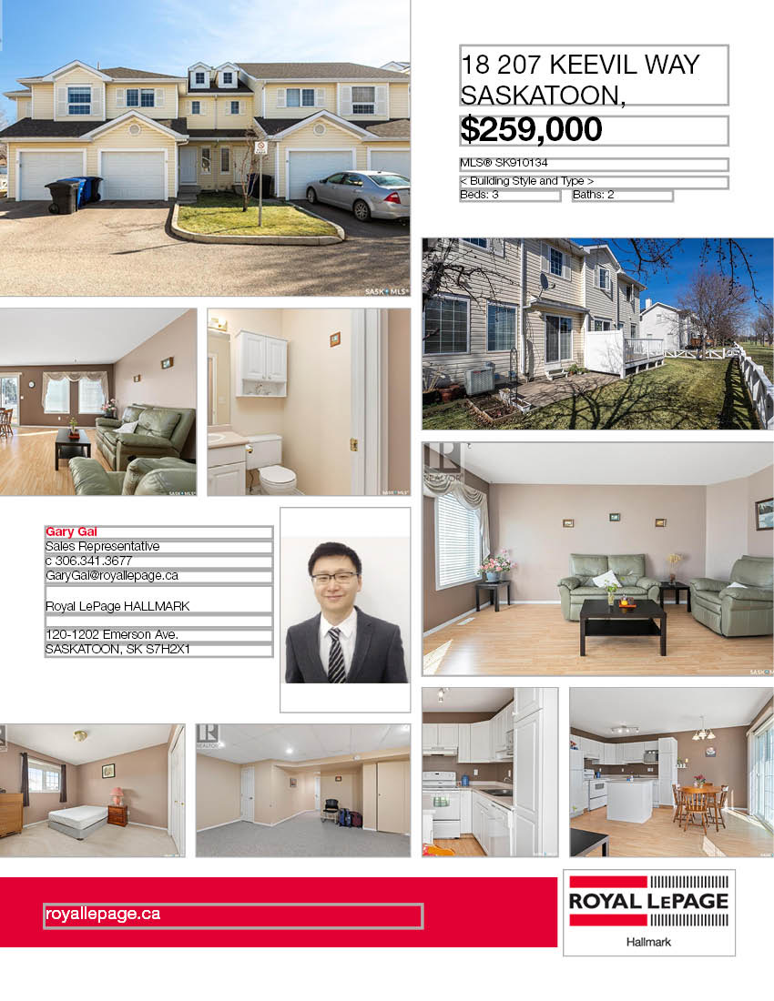 Erindale小区核心地段3室联排出售。本地人业主。步行百米至两所高中（百年高中，St Joseph），两所小学(Dr. John G. Egnatoff School and Catholic Father Robinson school)，附近商圈。房屋保养极佳，朝南大窗户