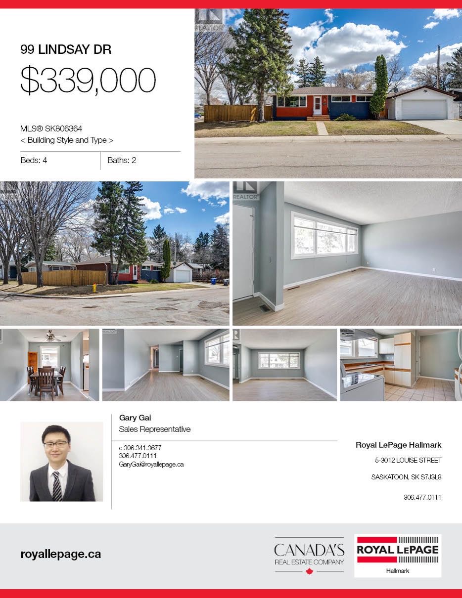 Greystone Heights新装修4房独立屋出售，地下室有一室一书房，厨房洗手间独立出入口独立套间可用于独立出租。步行至8街购物Superstore，greystone heights小学。去萨大也很方便。基本大部分大件都已更新升级：窗户，锅炉，热水器，地板，里外漆