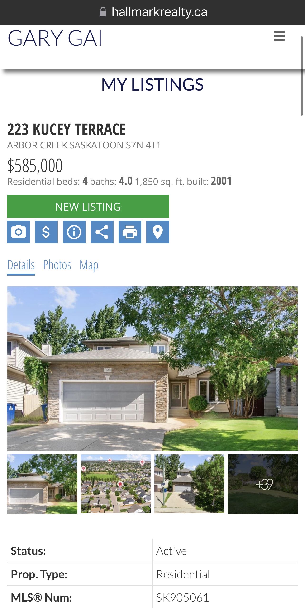 Arbor Creek小区2001年建1850尺4室4卫双层独立屋出售。大地块9000尺+，位置佳，步行小学，近公园，生活设施齐全，周边交通便利。一层挑高，前厅，正餐厅，宽敞明亮大客厅，天然气壁炉。开放式全新装修厨房，大理石台面，全新不锈钢家电，还有大量的储物空间。餐厅大落地窗， - 3