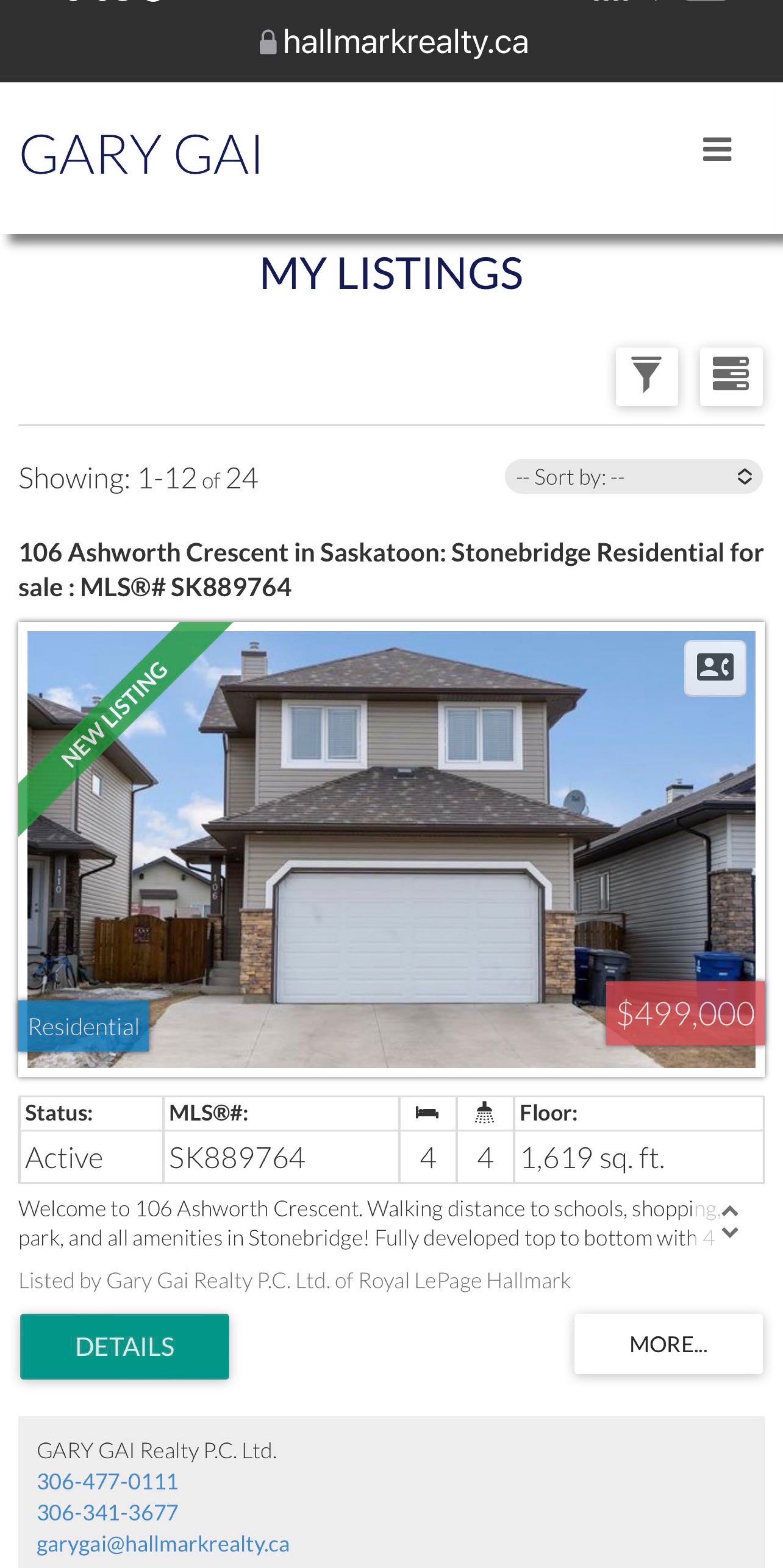 Stonebridge小区1619尺4房4卫独立屋出售。近小学，公园，购物等设施。带加热双车库，朝西大露台大院子。主层开放式设计，采光明亮，工程木地板，厨房带不锈钢家电，大储物间。二楼带一个超大多功能厅，另有三房两卫。主卧带独立洗手间。地下室装修有一房一厅一卫。房屋一二层大部分 - 3