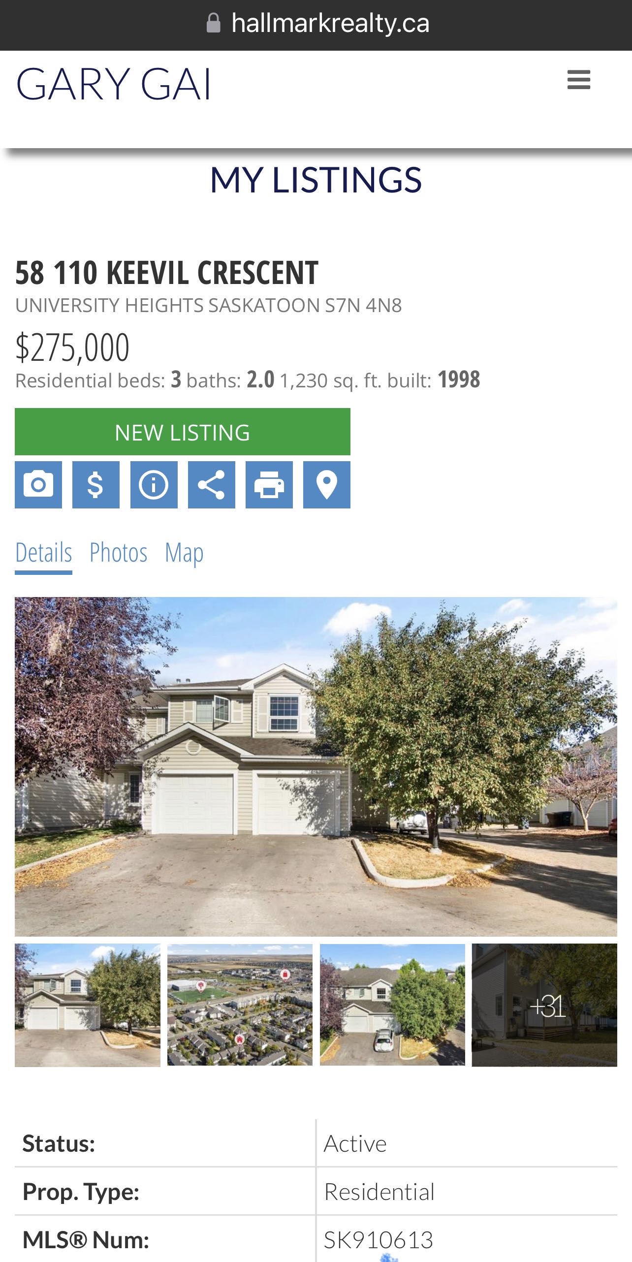 Erindale小区核心地段3室联排出售。1230尺，安静边户，多窗户，采光极好。步行百米至两所高中（百年高中，St Joseph），两所小学(Dr. John G. Egnatoff School and Catholic Father Robinson school)，附近商 - 3