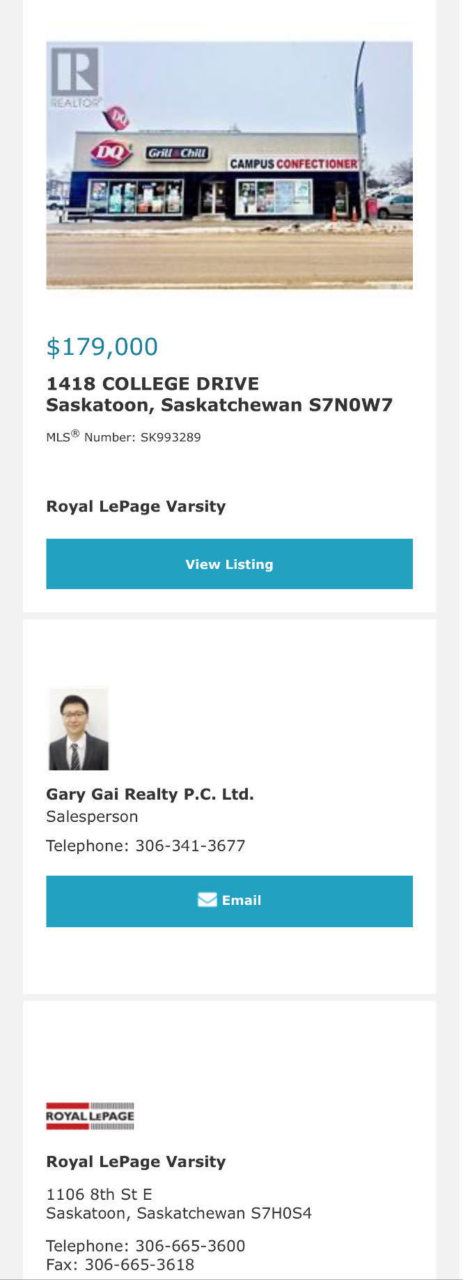 盈利便利店生意机会，位于萨大正对面覆盖大学3万名学生，高人流量区域，周围有酒店、汽车旅馆、市医院和住宅区。经验多年，店铺面积为1,336平方英尺，每月总租金约为3950元（包括水费和暧气），年销售额约为40万，提供稳定的现金流和强劲的增长潜力。店内提供多种产品和服务，包括杂货，香烟，糖果、ATM, 比特币，手机网络推荐服务和彩票。这个现成的生意包含装修、固定装置、货架以及多个冰箱和冷冻设备等，便于无缝交接和运营。该业务盈利丰厚，易于管理，并且处于持续成功的良好位置。此外该生意可能SINP的资格。挂牌价格：$179000。详情请联系地产经纪Gary Gai 盖王睿 3063413677 微信：gary3677 网站：garygai.com