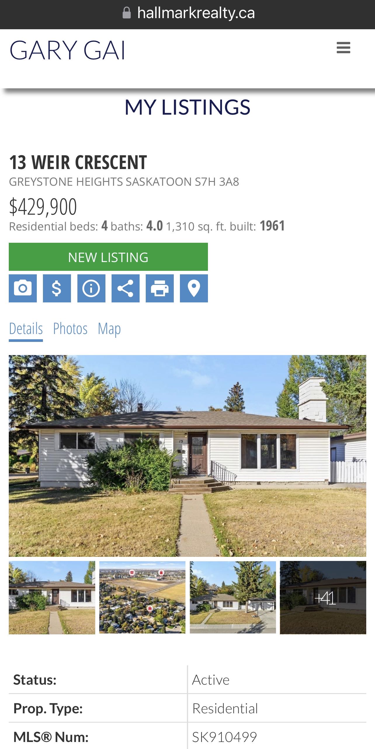 绝佳好位置Greystone Heights小区，步行至大学，8街购物等设施。大尺寸1310尺4房4卫平层独立屋出售。占地7326尺大地块，原橡木地板，客厅带天然气壁炉，好彩光，主卧带独立洗手间，地下室带独立出入口，完整装修有一个多功能厅带水吧台，独立书房，一个大窗户卧室，另有2 - 3