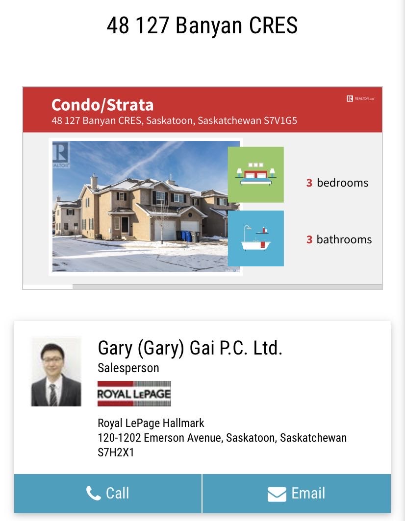 Briarwood小区1310尺边户联排出售3房3卫地下室装修有一多功能厅一洗手间。多窗户采光极好，更新地板，全新不锈钢家电，新欢换高效锅炉和热水器，带中央空调。安静边户（不靠街）多绿地。挂牌价格 $279000。详情联系地产经纪Gary Gai 盖王睿 3063413677 - 2