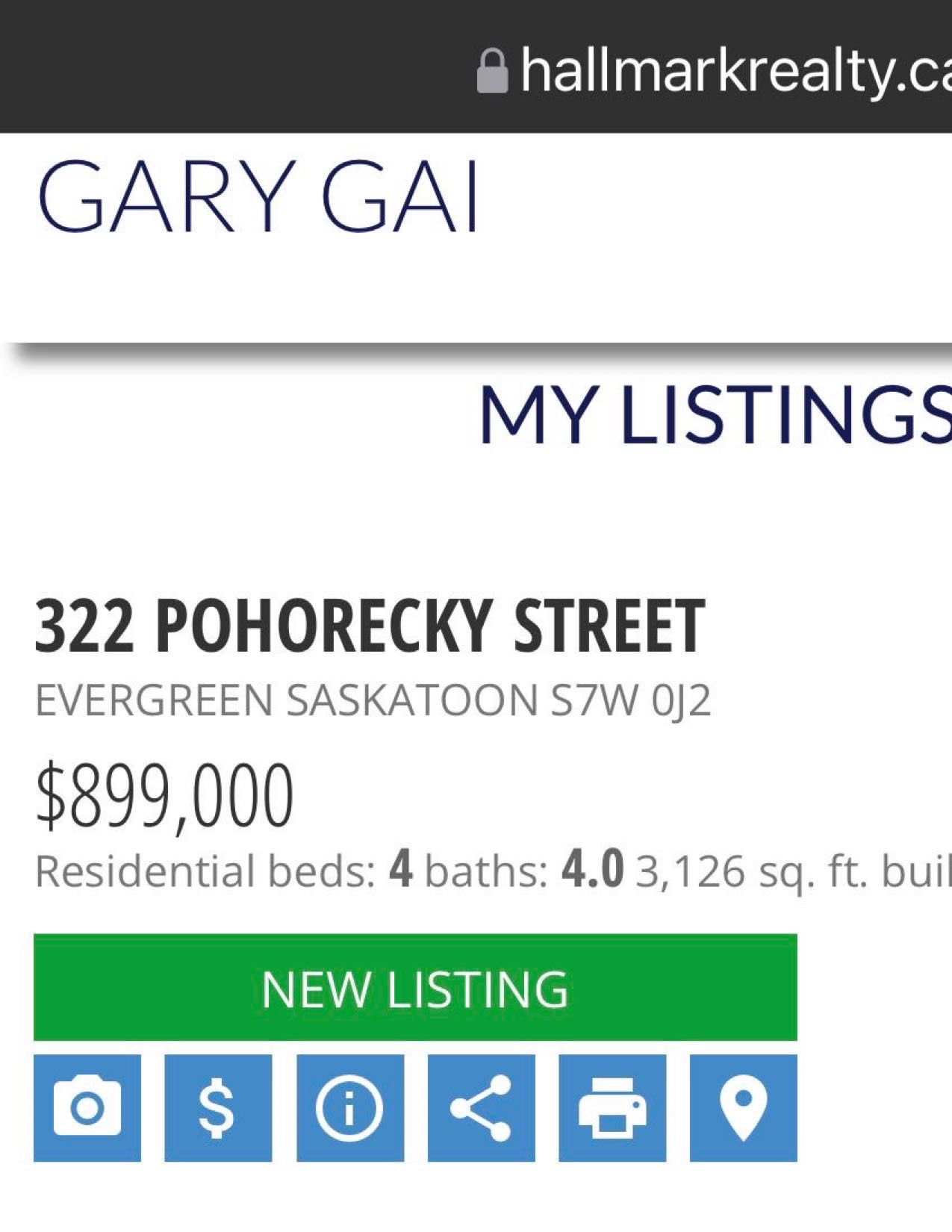 EVERGREEN小区2013年建超大3126尺4房4卫+书房双层独立屋出售。位于安静街区，面朝社区公园。挂牌价格：$899，000。有意请联系地产经盖王睿Gary Gai 3063413677 微信：gary3677网站：garygai.com. - 2