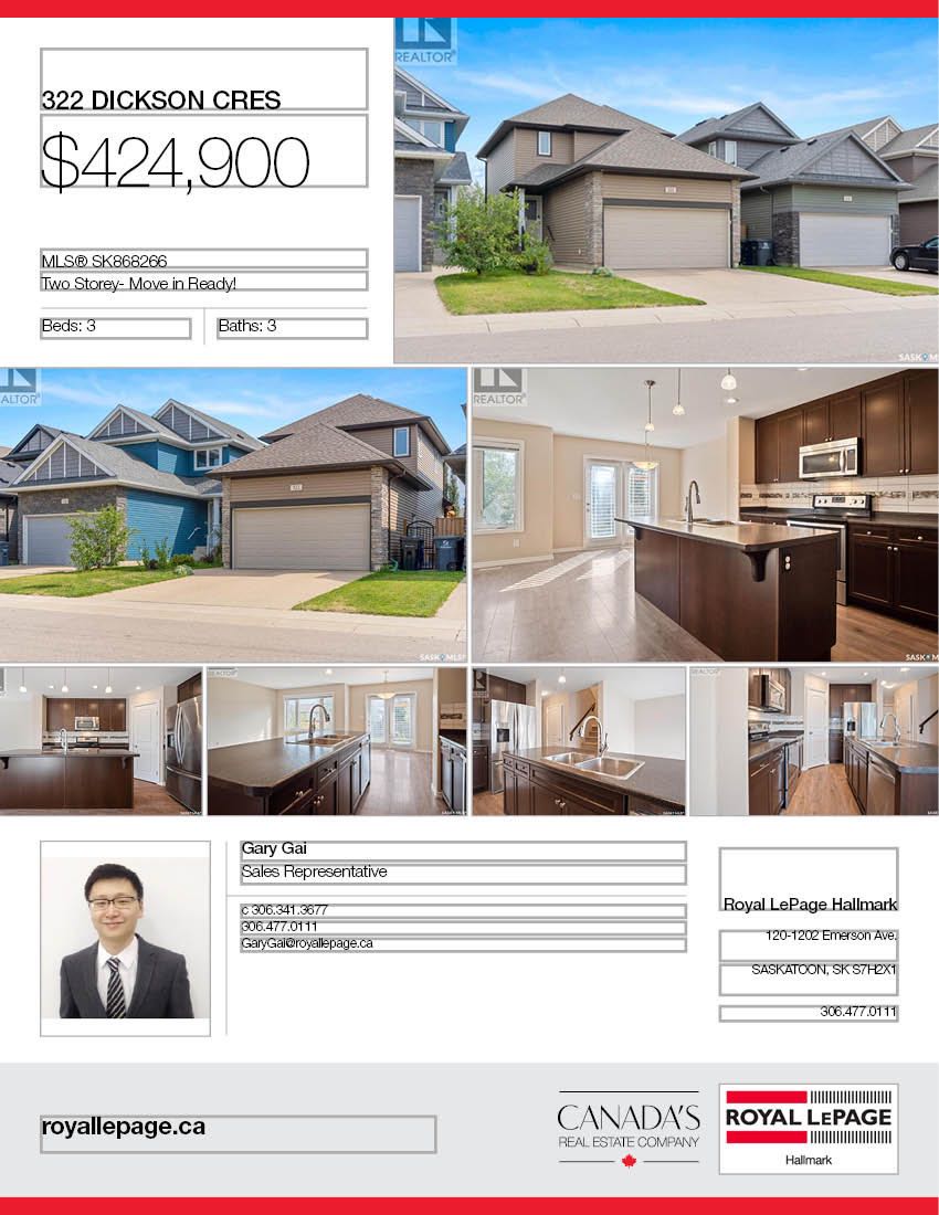 Stonebridge小区2014年3房3卫双层独立屋出售。位置处于小区核心极为便利，步行距离有两所小学，近超市，近公园。一楼客厅宽敞明亮，厨房大尺寸中岛，以及非常充足的储物空间。二楼三个大尺寸房间，两个洗手间。主卧内有洗手间以及大衣橱。地下室未装修，连房双车库，已做好保温层。后