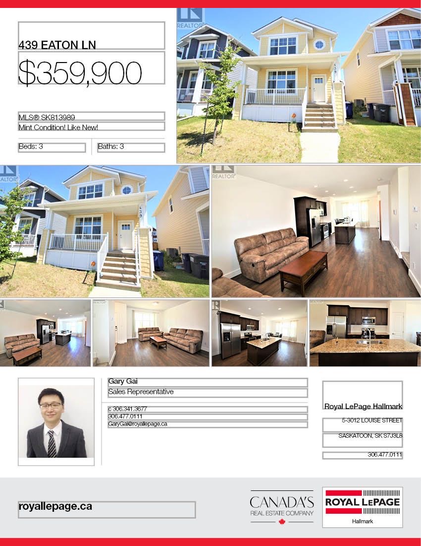 状况如新，rosewood小区接近1400尺独立屋出售，2015年建，高档装修，一楼9尺层高，高档合成板地板，理石台面，不锈钢家电，二楼3大卧室，主卧带完整洗手间，地下室未装修但有独立出入口。后院完成大露台外加加大双车库。挂牌价格：359900