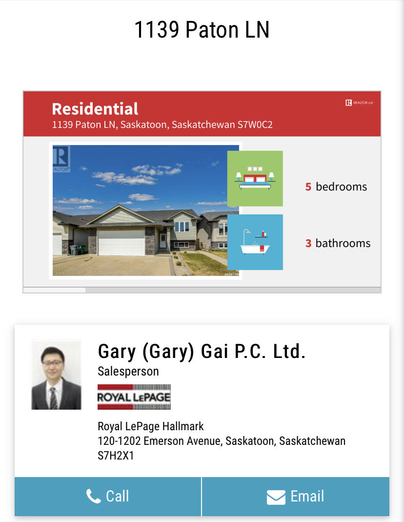Willowgrove小区安静路段2010年建 5房3卫 bi level 错层独立屋出售。近两所小学。新装修地板，刷漆。挑高层高， 大窗户采光好。主卧带独立洗手间和步入式衣柜。地下室9尺层高，装修有两个大房间一个多功能厅一个洗手间等。挂牌价格 $459000。详情联系Gary - 2
