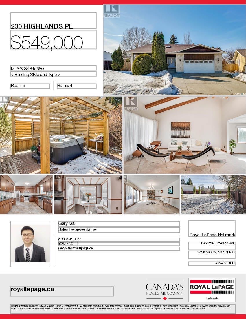 Wildwood小区最佳路段安静私密且便利，步行至8街Central Mall，近小学。2267尺独立屋占地10096尺 出售。5房4卫，3个大厅/活动空间，2个餐厅，二楼有4个卧室，地下室完全装修。大量更新升级：锅炉，热水器，不锈钢家电，瓦片，软水机，换风系统，部分窗户，厨房