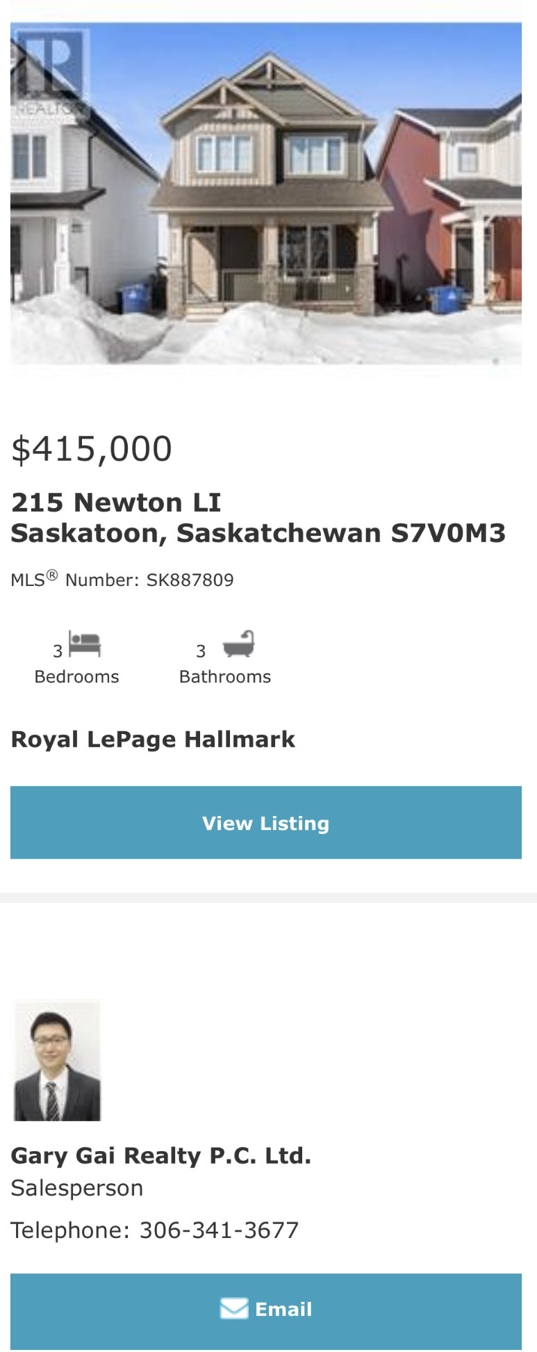 Brighton小区2017年建1401尺3房3卫独立屋出售。地下室保温完成。高档装修，9尺层高，大理石台面，不锈钢家电。二楼3个大卧室其中主卧带独立洗手间。室外有一个露台，独立小院，双车库水泥台（未完成）。另有中央空调，加湿器，换风系统。挂牌价格 $415000。详情联系地产经 - 4