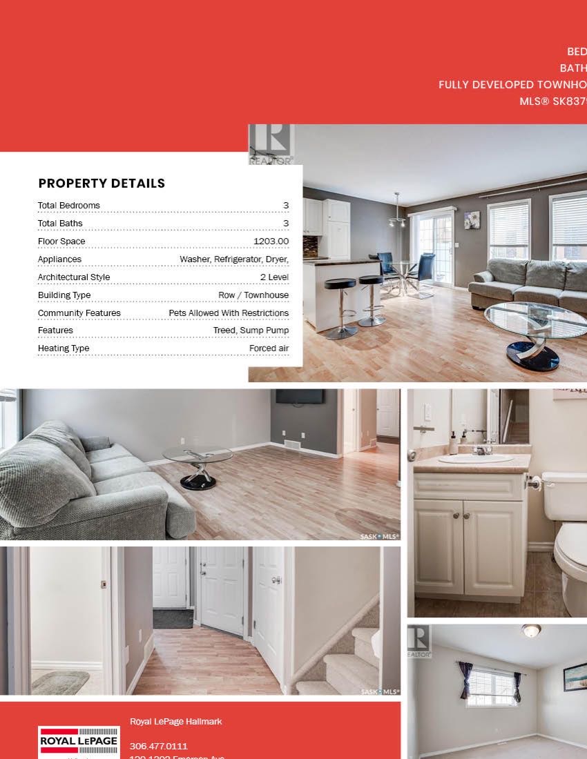 Lakewood小区2005年建3室3卫联排，1210尺，地下室完整装修有1个多功能厅外加1个完整洗手间。主卧朝阳。可以步行至附近商业购物方便，近小学。状况好，保养如新，带连房车库。开价$259000。 - 2